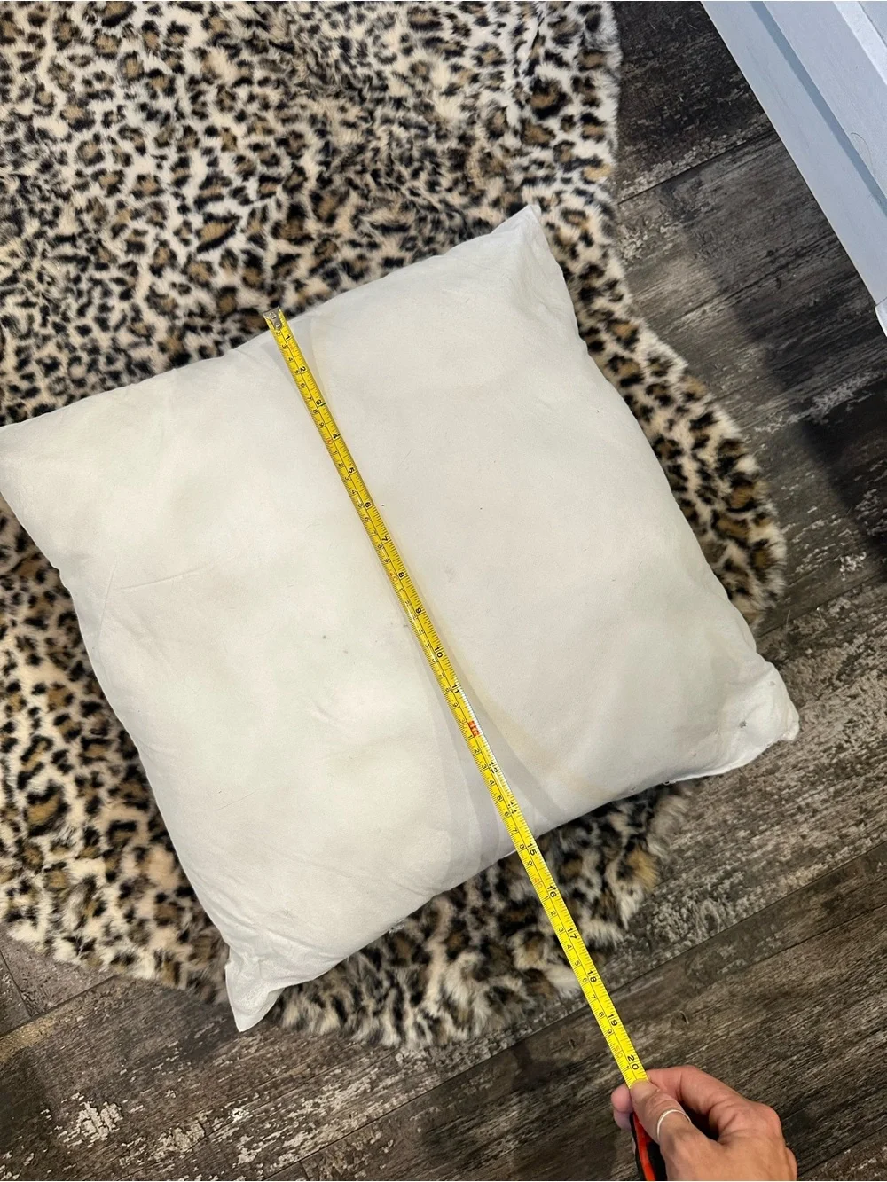 White Throw Pillow Inserts - set of 2 Plush Square
